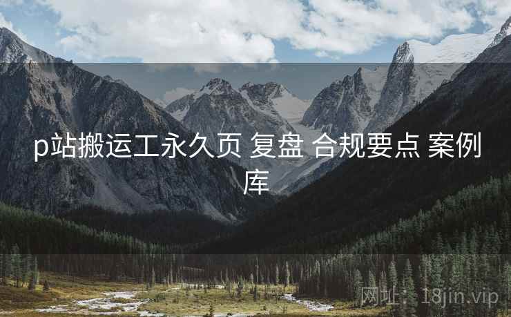 p站搬运工永久页 复盘 合规要点 案例库  第2张