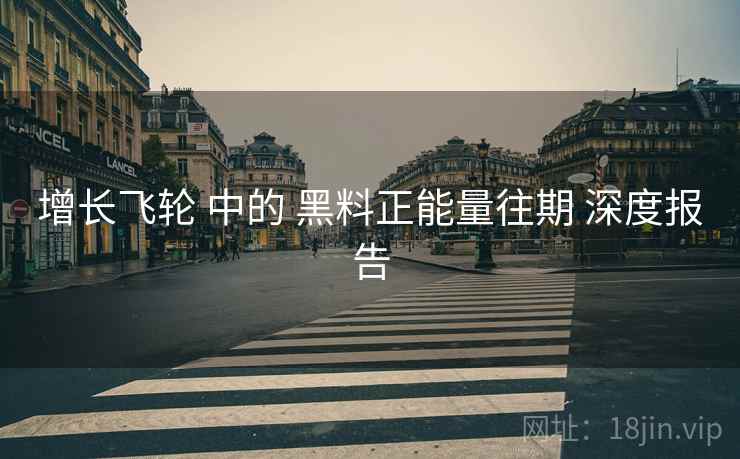 增长飞轮 中的 黑料正能量往期 深度报告  第1张