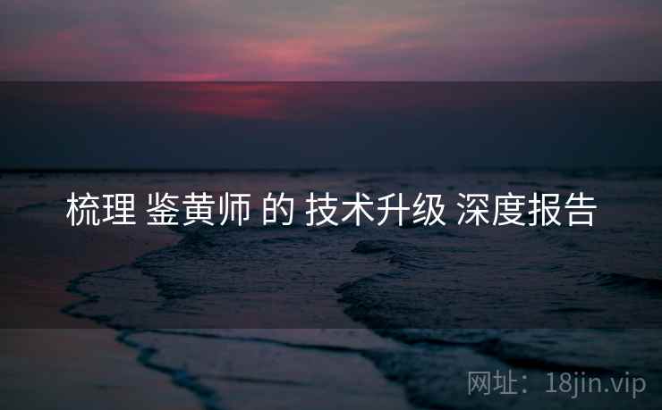 梳理 鉴黄师 的 技术升级 深度报告  第2张
