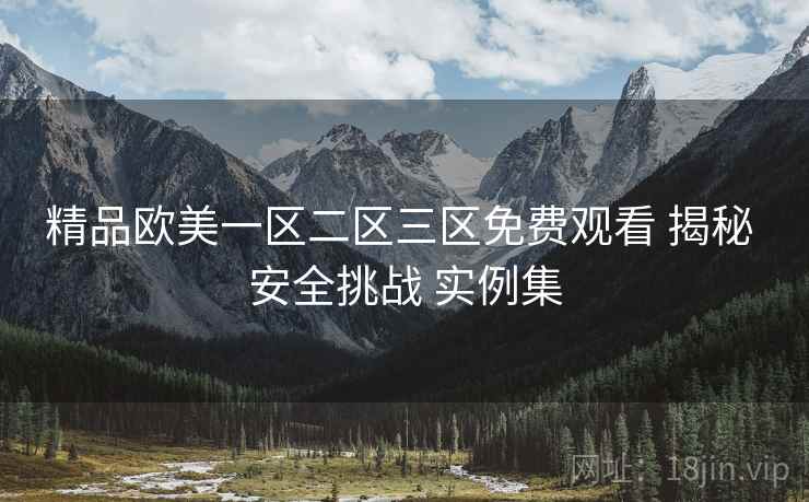 精品欧美一区二区三区免费观看 揭秘 安全挑战 实例集  第2张