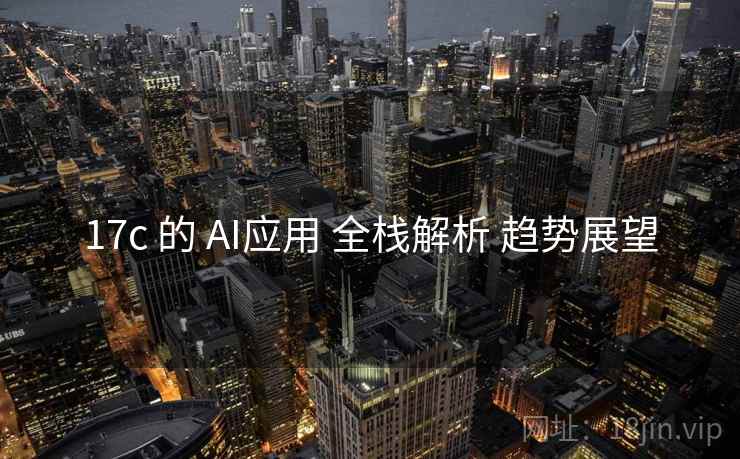 17c 的 AI应用 全栈解析 趋势展望  第2张