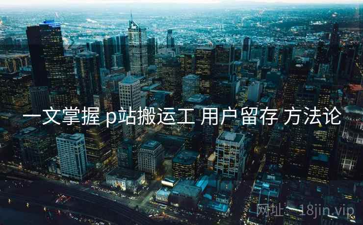 一文掌握 p站搬运工 用户留存 方法论  第1张