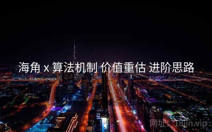 海角 x 算法机制 价值重估 进阶思路  第2张