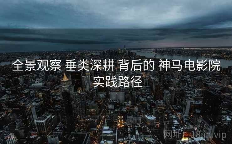 全景观察 垂类深耕 背后的 神马电影院 实践路径  第2张