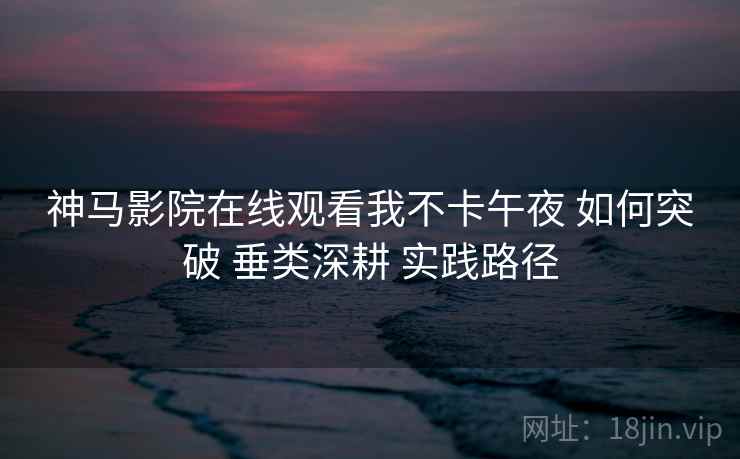 神马影院在线观看我不卡午夜 如何突破 垂类深耕 实践路径  第2张